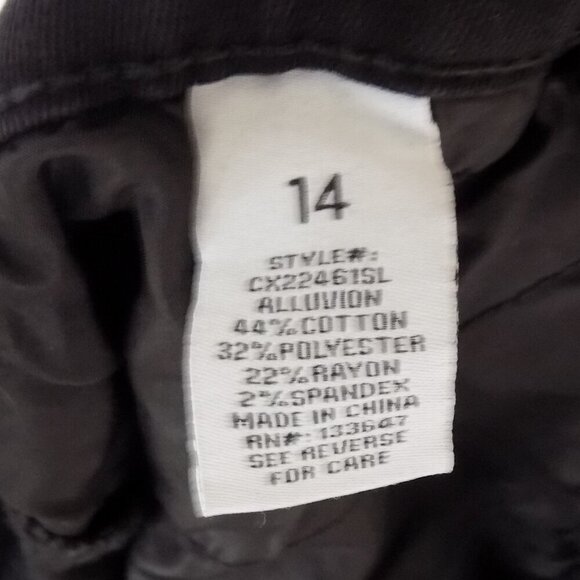 Celebrity Pink Alluvion Mid-Rise Ankle Skinny Jeans Size 14 Black Distressed - Picture 6 of 6